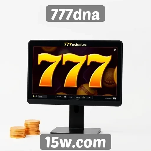 Interface do usuário do 777dna em avaliação