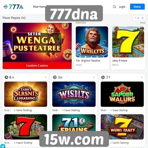 777dna oferece diversas opções de jogos online